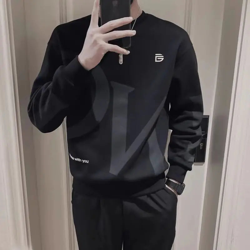 Men's Fashion O-Neck Sweatshirt