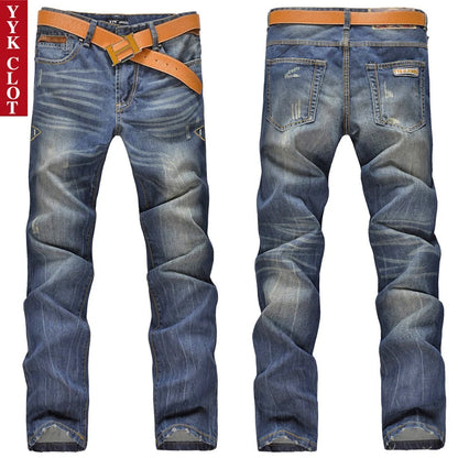 Men's Casual Baggy Jeans - Denim Washed