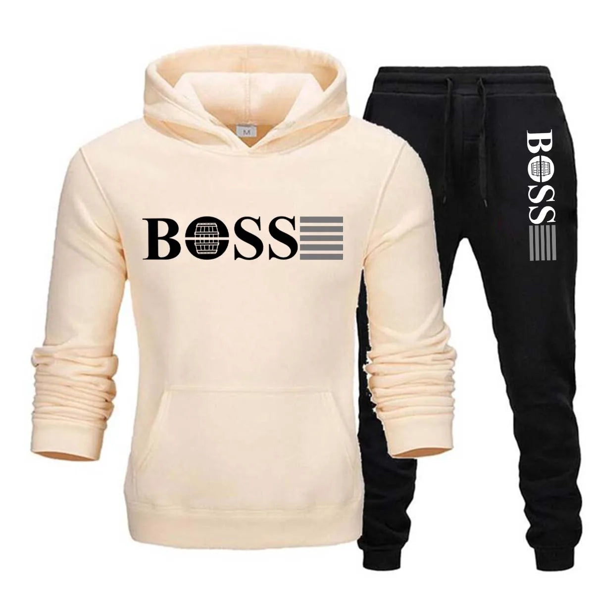 "BOSS Set" 2 Pc Set Hooded Tracksuit