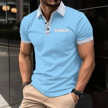 Men's Casual Short-Sleeved Polo Shirt