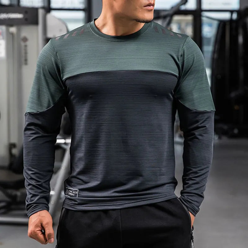 Men's Gym Compression Shirt - Dry Fit