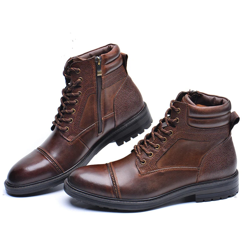 Men's High Top Genuine Leather Boots