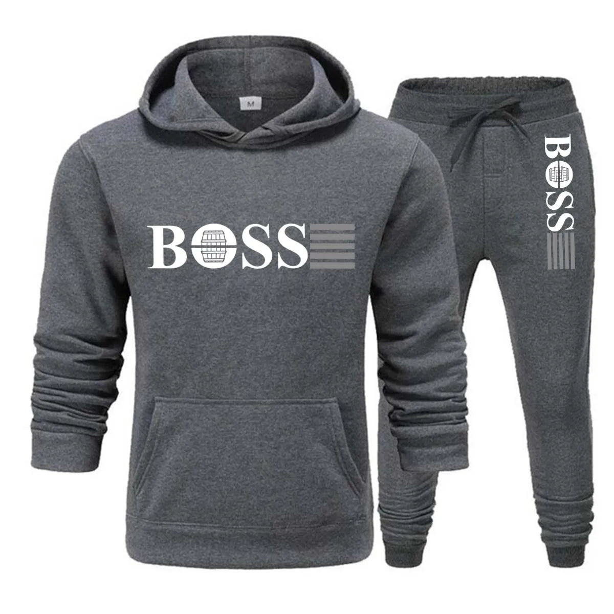 "BOSS Set" 2 Pc Set Hooded Tracksuit