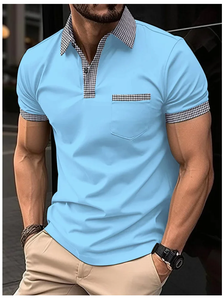 Men's Casual Short-Sleeved Polo Shirt