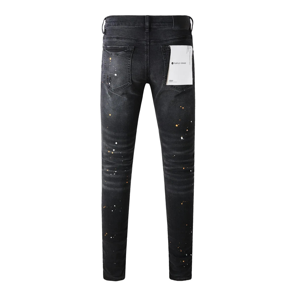 *NEW ARRIVAL* Black Paint Design Ripped Jeans