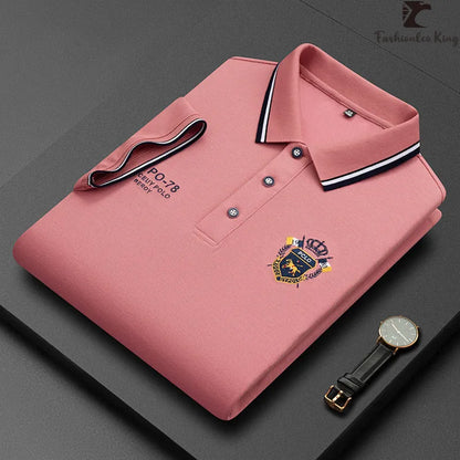 Men's Luxury Embroidered Polo Shirt