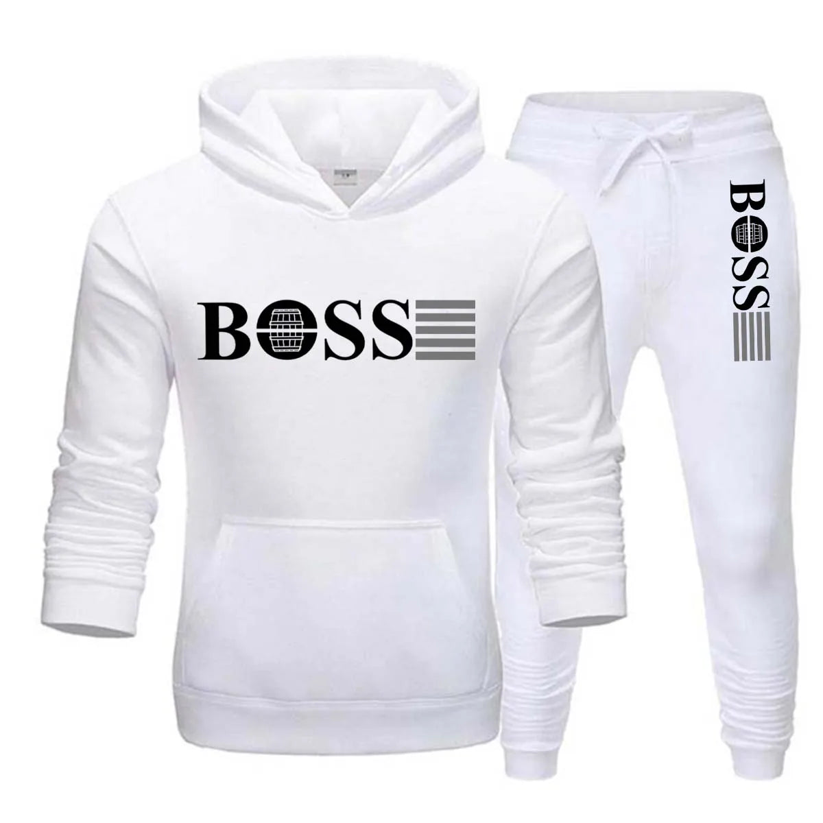 "BOSS Set" 2 Pc Set Hooded Tracksuit