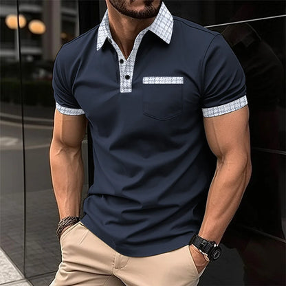 Men's Casual Short-Sleeved Polo Shirt