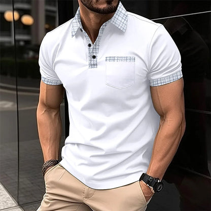 Men's Casual Short-Sleeved Polo Shirt