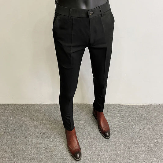 Men's Slim Formal Dress Pants - Stretch