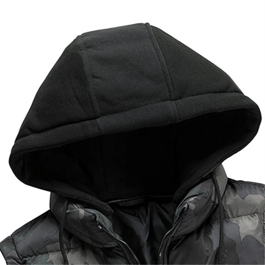 Men's Camouflage Hooded Vest