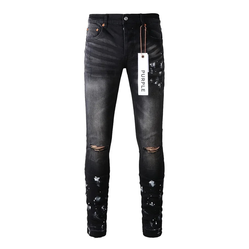 Men's Streetwear Fashion Denim, Slim Stretch Jeans