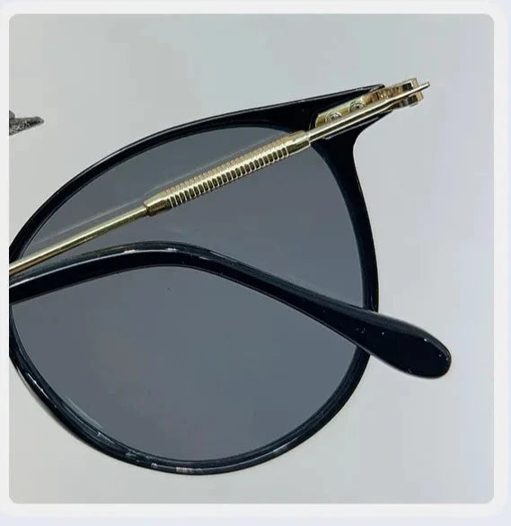 UV-proof, Round Frame Sunglasses - Unisex