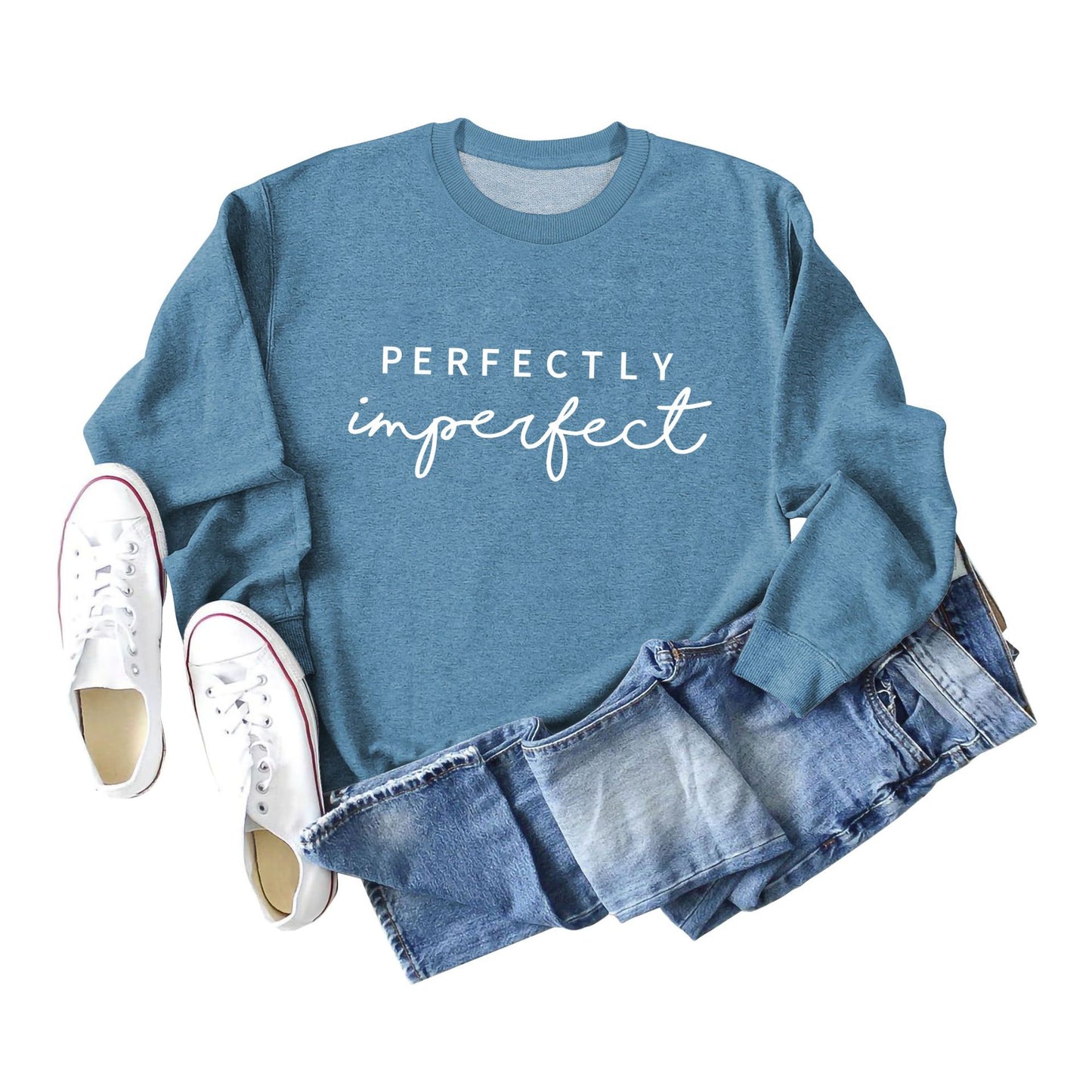 "PERFECTLY Imperfect" Women's Casual Pullover Sweater