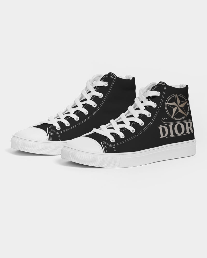 Noir Diore - Men's High-top Canvas Sneakers Shoes