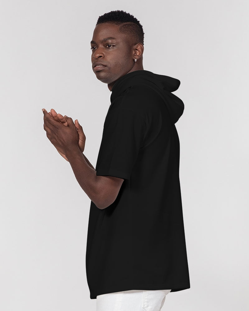 Noir Diore Kouture - Men's Black Short Sleeve Hoodie