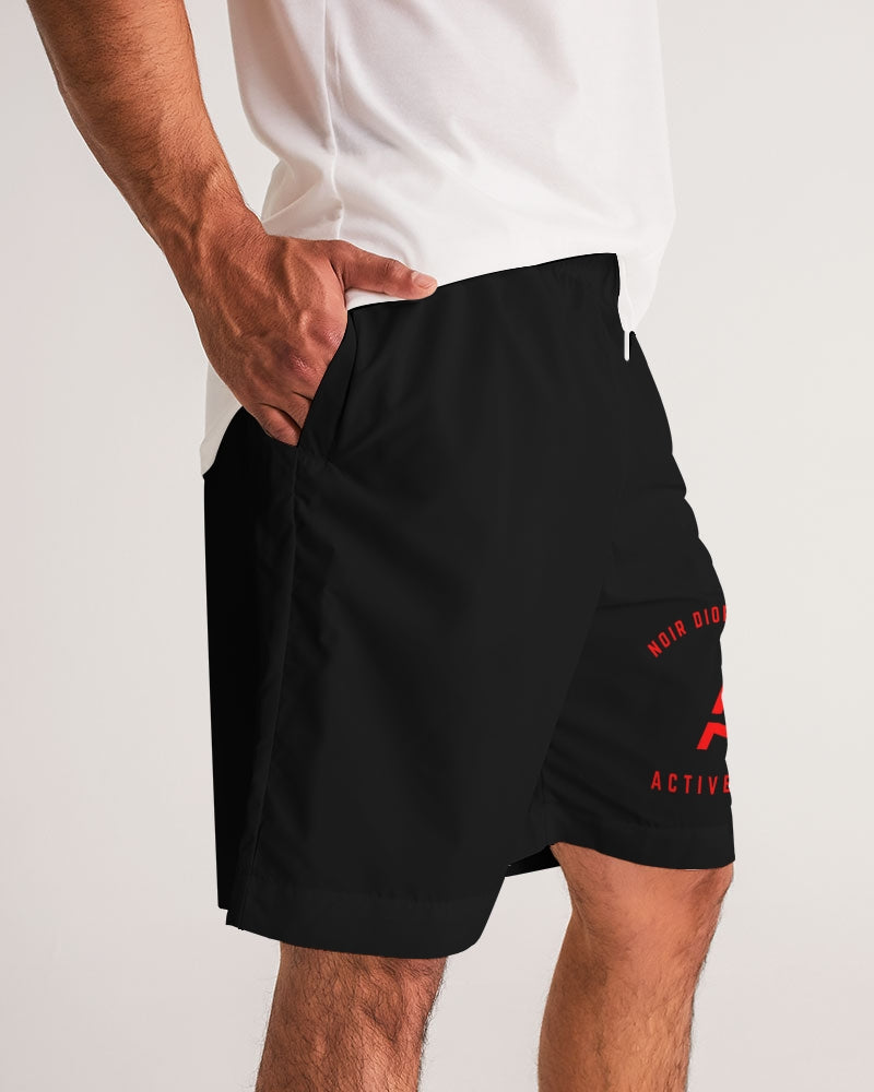 Noir Diore Kouture - Men's Black Jogger Shorts