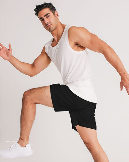 Noir Diore Kouture - Men's Black Jogger Shorts