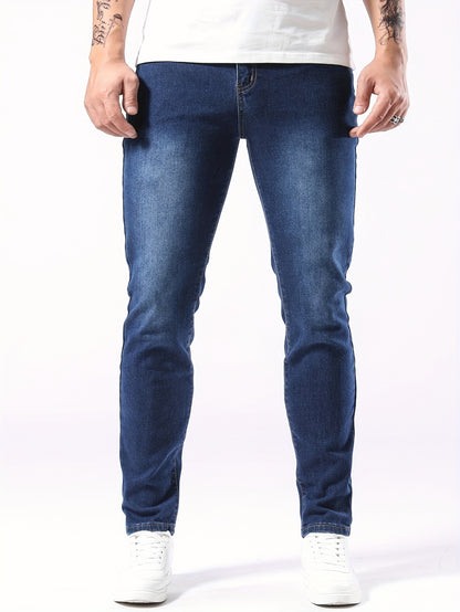 Men's Casual Slim Fit Denim Jeans - Mid Stretch