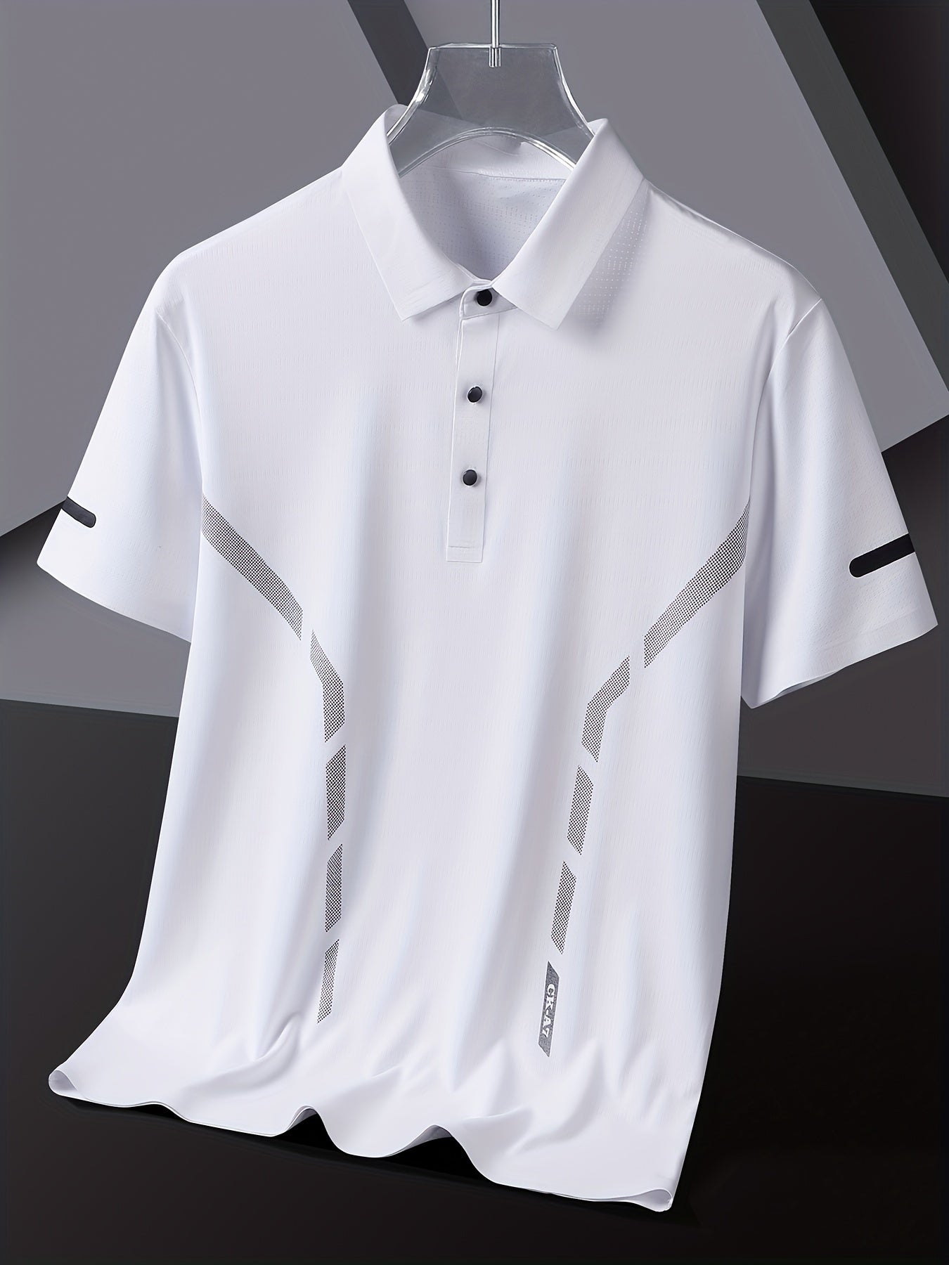 Trendy Men's Short Sleeve Golf Polo