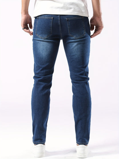 Men's Casual Slim Fit Denim Jeans - Mid Stretch