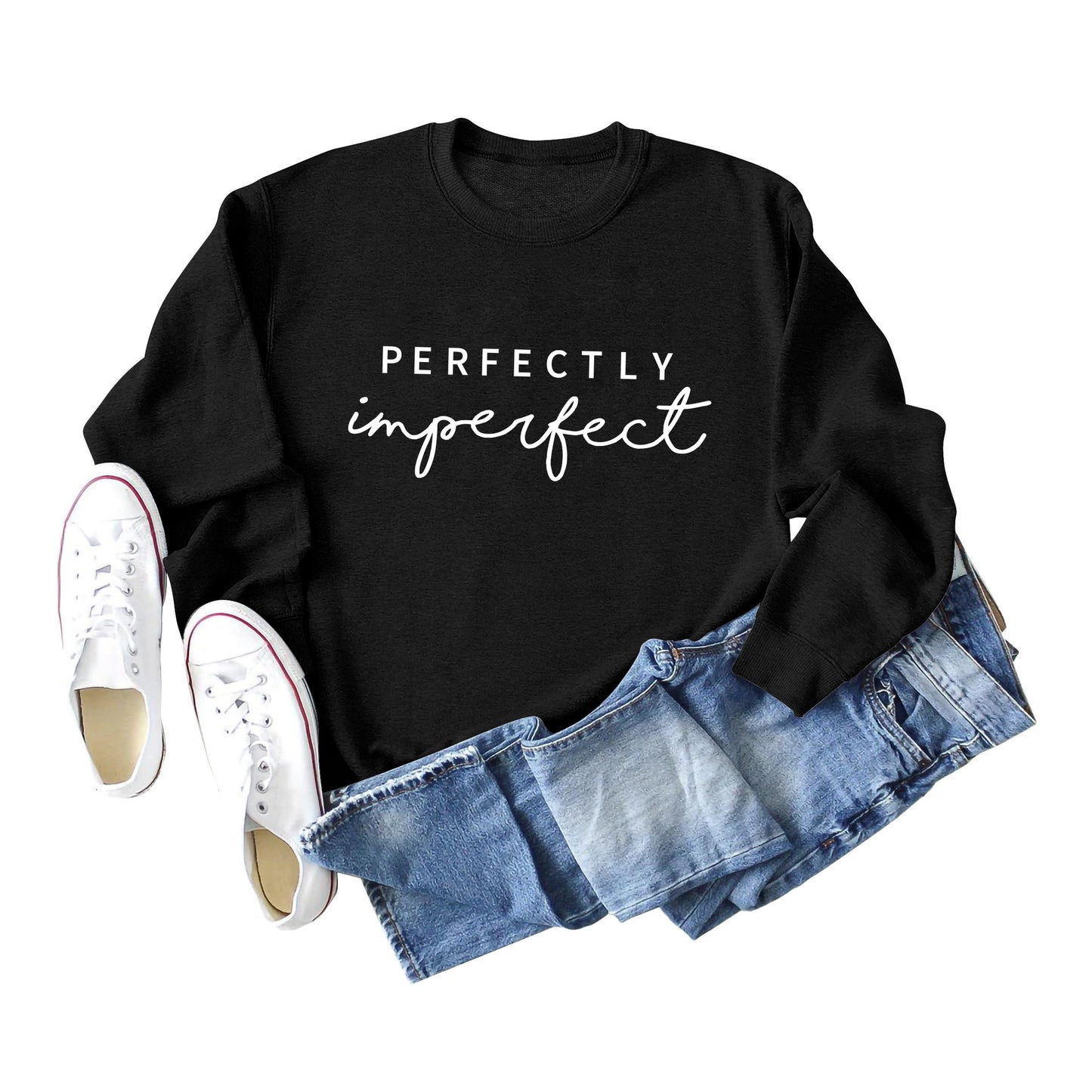 "PERFECTLY Imperfect" Women's Casual Pullover Sweater