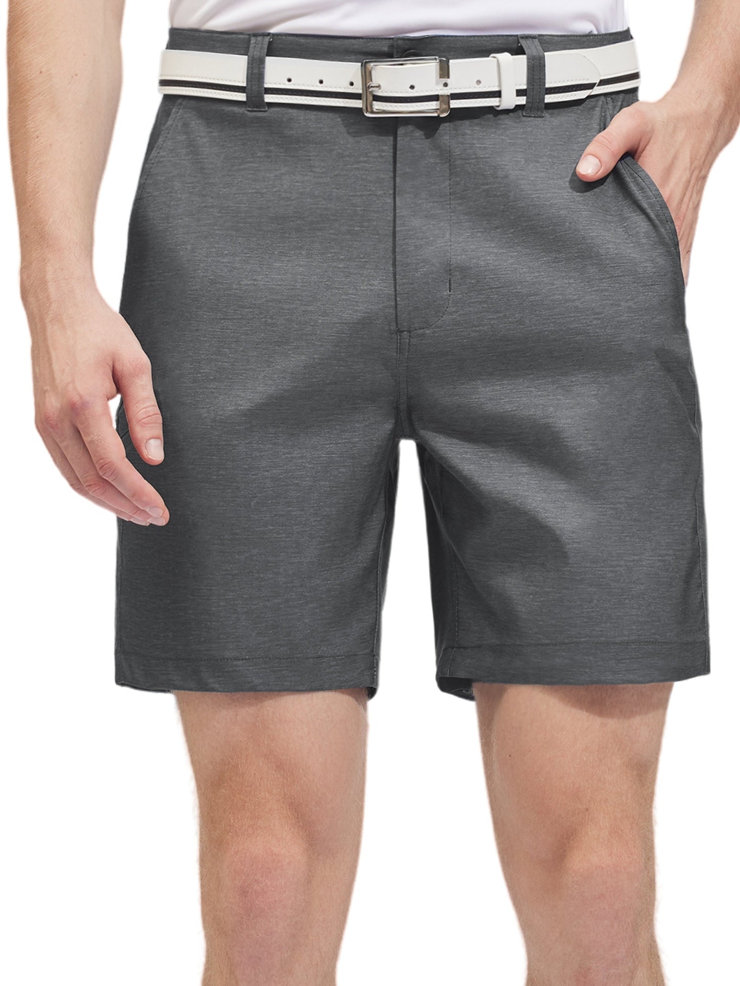 Men's Golf Hybrid Shorts w/Pockets  - Quick Dry, Lightweight