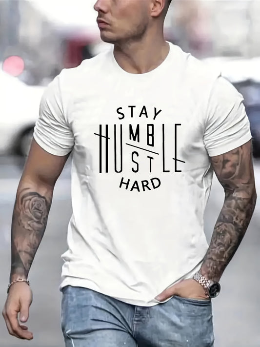 "Stay Humble" Casual Graphic Tee