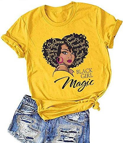 "Black Girl Magic" Vintage Graphic Tee