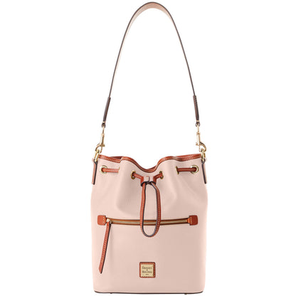 Dooney & Bourke Handbag, Pebble Grain Drawstring - Oyster