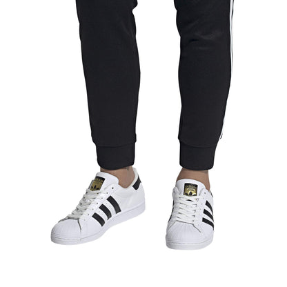 Adidas Originals, Men's Superstar Sneaker, White/Core Black/White